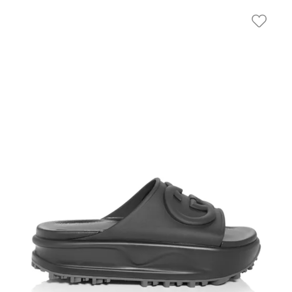 Gucci Women's GG Print Platform Slide Sandals - Picture 4 of 5